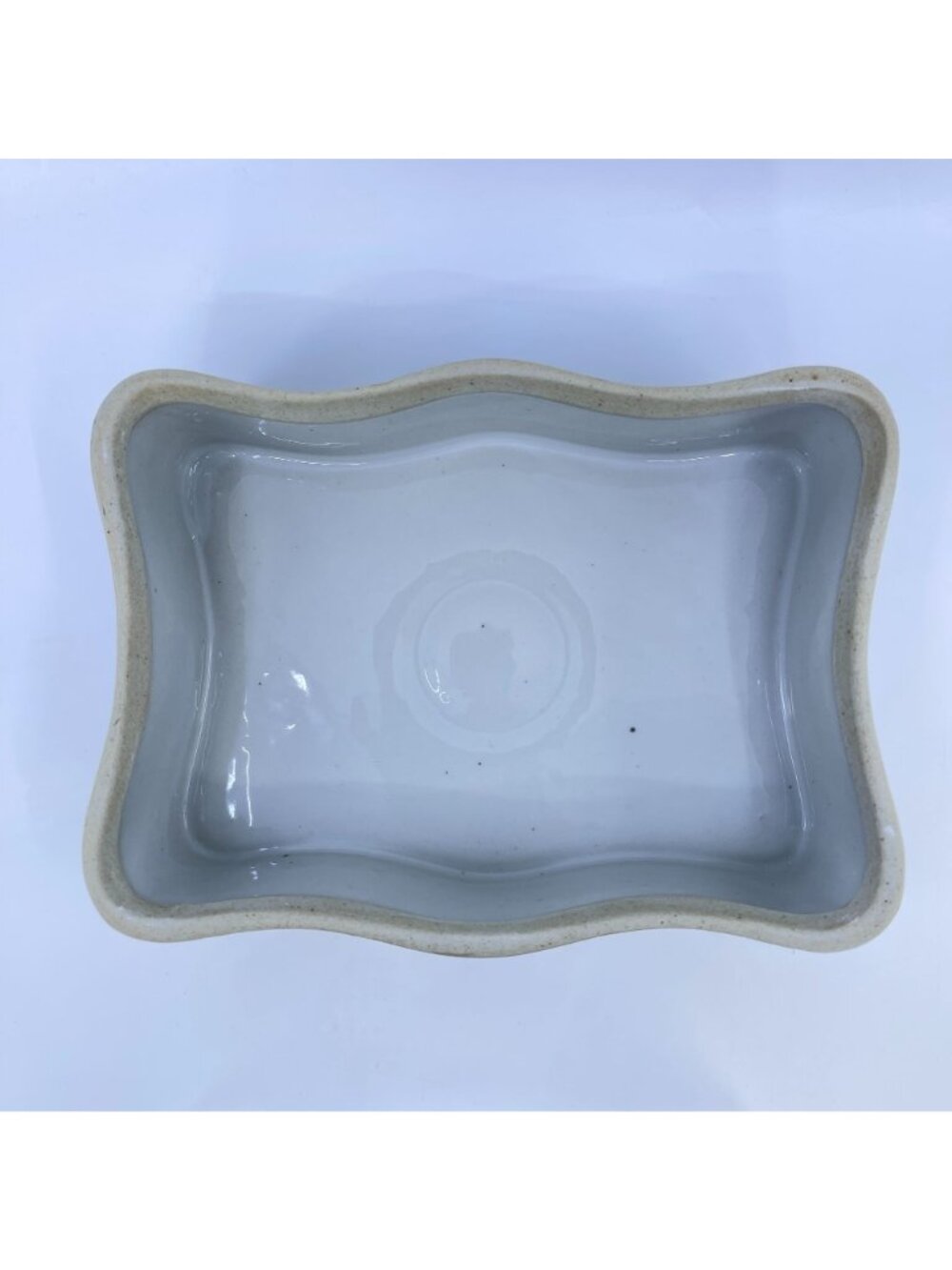 vintage blue & white ceramic trinket box with floral design chinoiserie keepsake - Picture 6 of 8